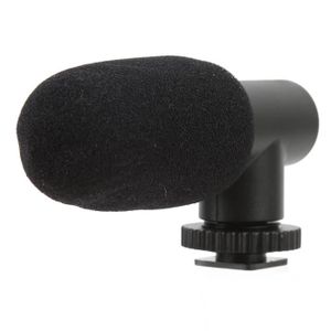 Microphone stéréo pour téléphone portable caméra accessoires audio  universels avec support de câble de 3,5 mm - Cdiscount Appareil Photo