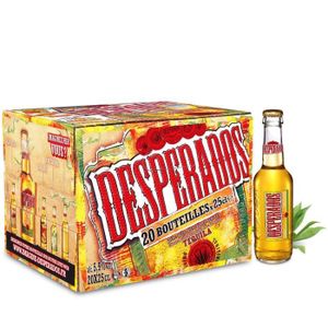 BIERE Desperados - Bière Arômatisée Tequila -  Pack de 2