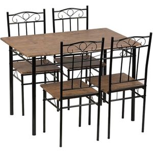 TABLE À MANGER SEULE Ensemble table à manger - EGGREE - Style Industrie