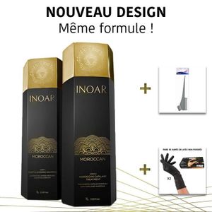 Kit Lissage Brésilien Inoar GHAIR + Shampoing Offert - Soin Capillaire Profond
