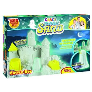 1kg de Sable Magique avec les Moules Chateau Fort Jouet avec Bac pour les enfants pour les Jeux de Sable GenioKids Smart (Nouveau 1kg de Sable Magique avec les Moules Chateau Fort Jouet avec Bac pour les enfants pour les Jeux de Sable GenioKids Smart (Nouveau