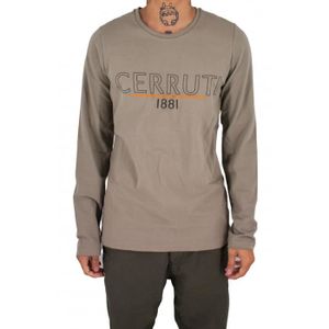 T-SHIRT Cerruti 1881 T-shirt manches longues col rond uni 