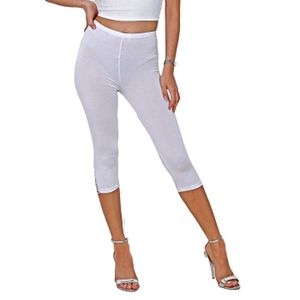 LEGGING Legging femme - Legging court avec strass et dente