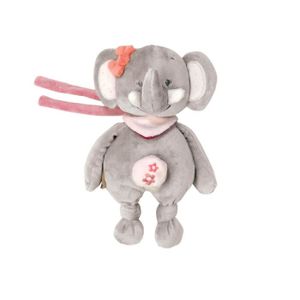 Nattou Peluche Musicale Bebe Adele Lelephant Cm Rose Fille