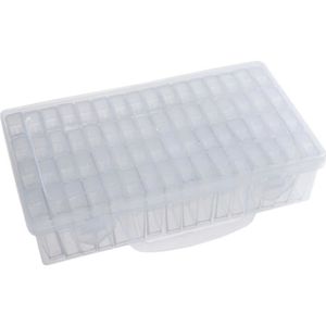 EXCEART Boîte De 2 Pièces Boîte De Rangement En Plastique Étuis à Canette  Boîte De Rangement Des Bobines Boîte De Fil à Broder Organisateur De Fil à  Coudre Porte-fil Portable Grille 