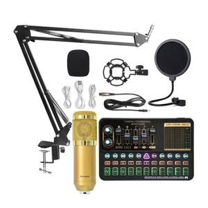 HAUT-PARLEUR - MICRO Microphone à Condensateur Professionnel BM800 Sans