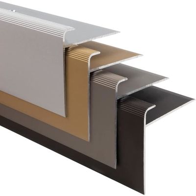 Profilé De Rattrapage à Clipser - Aluminium Anodisé Argent - 41x10 Mm - Longueur 900 Mm