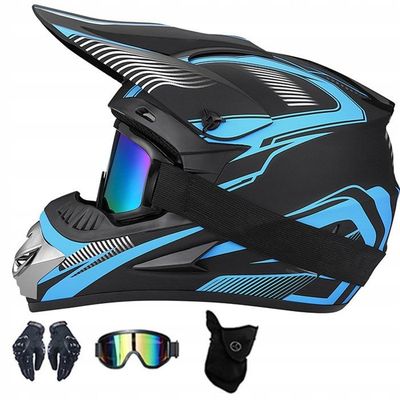 CASQUE MOTO SCOOTER Enfant et adulte Motocross Casque Hors-rouge