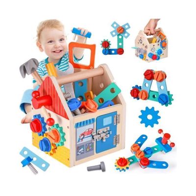 Jeux Montessori 3 Ans Jouet En Bois Outils Enfant Boite A Outil Jeux Educatif Jouet Enfant Cadeau Noël Pour Enfant 2 3 4 5 6 Ans - Jeux - Jouets Jeu Montessori 2 Ans Jeux Montessori 3 Ans Jouet En Bois Outils Enfant Boite A Outil Jeux Educatif Jouet Enfant Cadeau Noël Pour Enfant 2 3 4 5 6 Ans - Jeux - Jouets Jeu Montessori 2 Ans