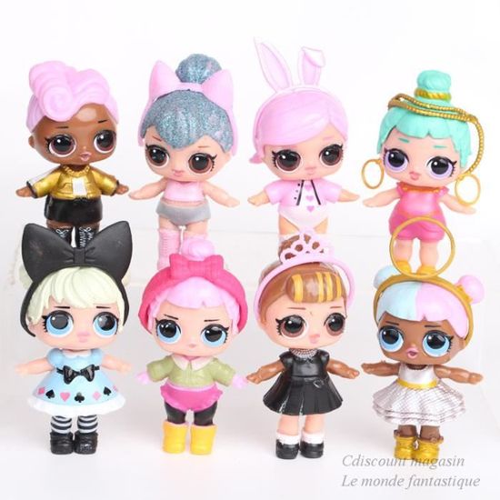 LOL 8pi ces Surprise Poup e Jouets Cadeau Aveugle Myst re Figure