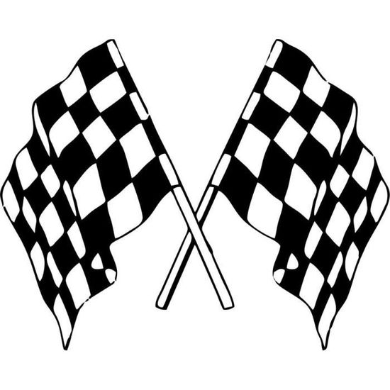 Sticker motif damier pour toit de voiture petit carreaux -covering
