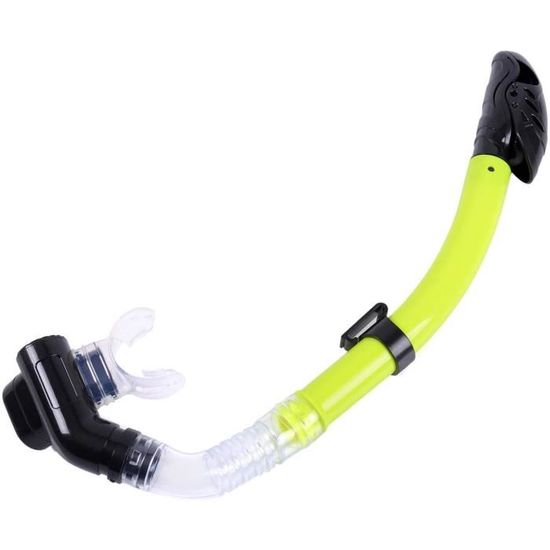 Tuba En Silicone Flexible Et Enroulable | Pour Plongée Libre, Snorkeling | Unisexe, Avec Valve Anti-eau