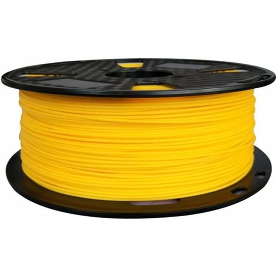 CloneBox 03448 Filament PLA pour Imprimante 3D 1.75mm 1kg Jaune Transparent