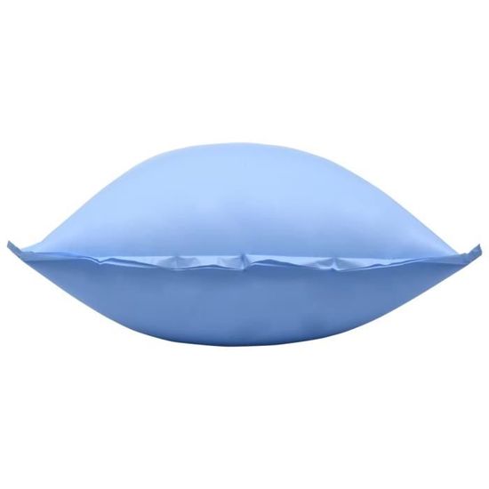 Coussin De Piscine 120 X 120cm PVC Extra Résistant - Oreiller Gonflable Hivernage Piscine Hors-Sol Bleu