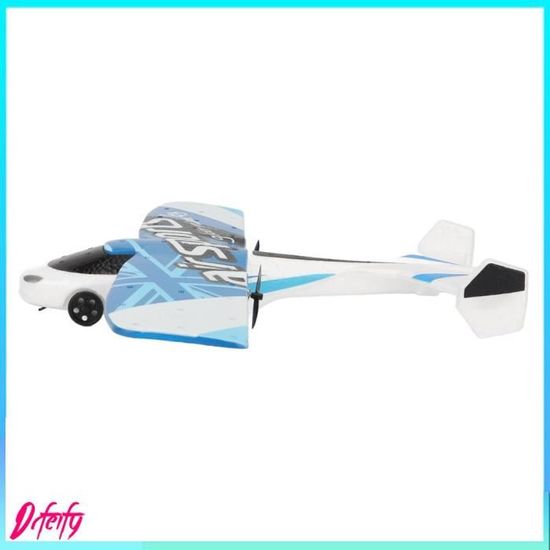 HAWK'S WORK Avion RC 2 Canaux 2.4GHz - Planeur Télécommandé Prêt à Voler Pour Débutants (Bleu)