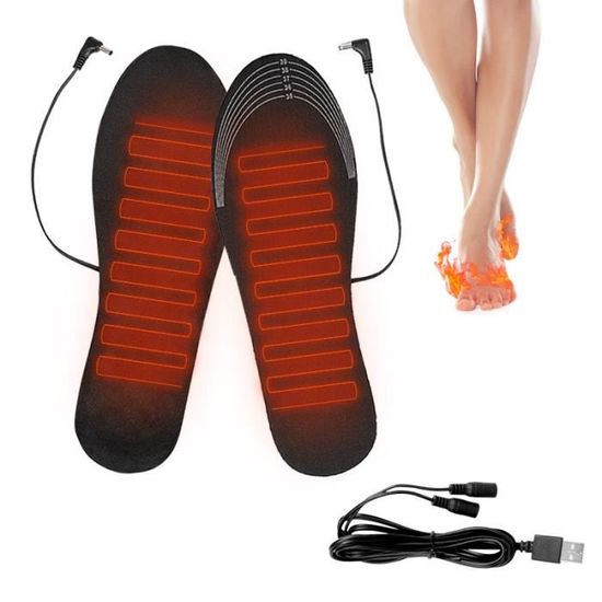 NAVESO Semelles Chauffantes Rechargeables, Semelles Pieds Warmers