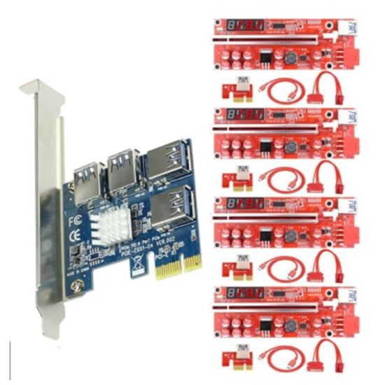 CARTE 'EXTENSION PCIE Vers USB 3.2 Carte Riser PCIE Carte 'extension