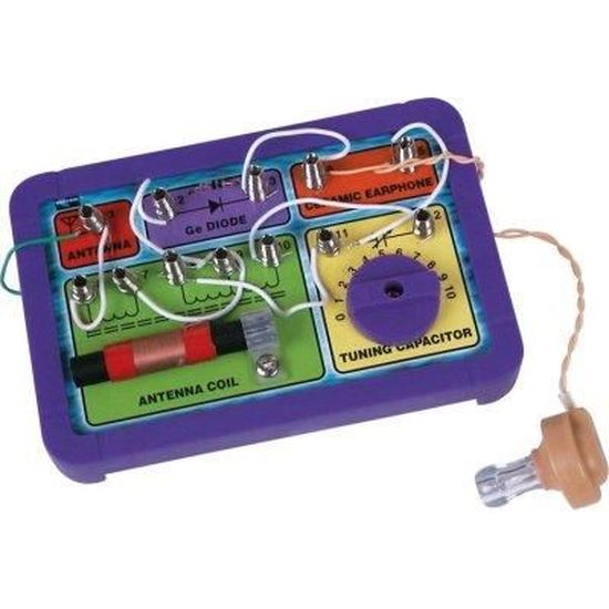 Poste De Radio A Galene Recepteur A Cristal Cdiscount Jeux Jouets