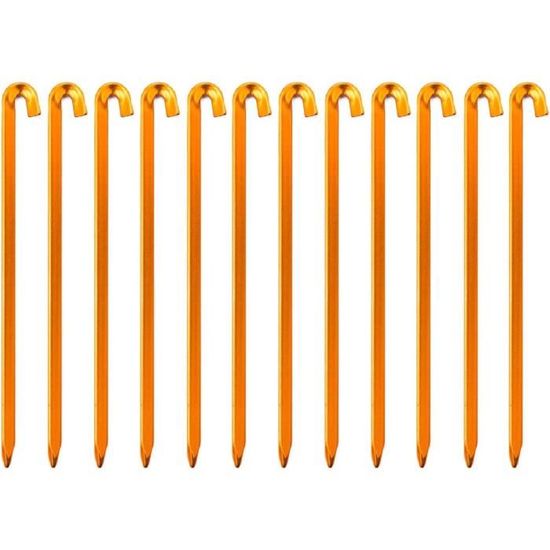 Piquets De Tente En Alliage D'aluminium - Ultra Résistants Pour Sable Et Neige - 23 Cm