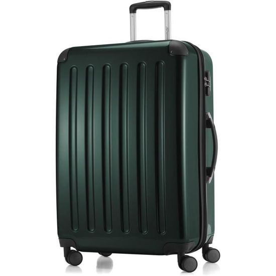 Valise Rigide ABS 4 Roues Rotatives - Bagage Cabine Ou Soute 20/24/28 Pouces, Légère, étanche, à Rayures