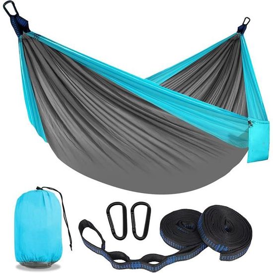 Hamac Ultra-Léger Avec Moustiquaire Et Pochette Rangement Pour Camping