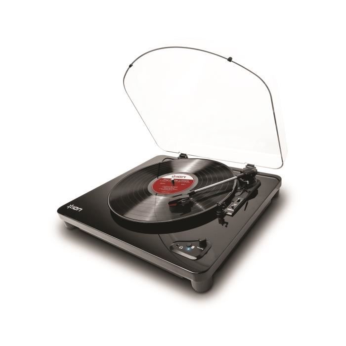 Platine ION Air LP Bluetooth - Diffuseur de fichier numérique - Compatible disques vinyle 33, 45 et 78 tours