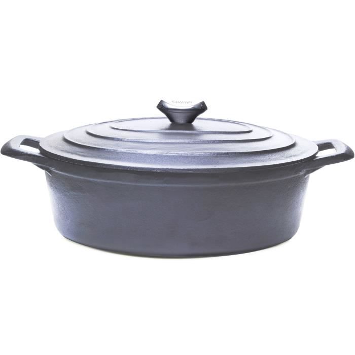 ARTHUR MARTIN AM816 Cocotte ovale 31 cm - Gris