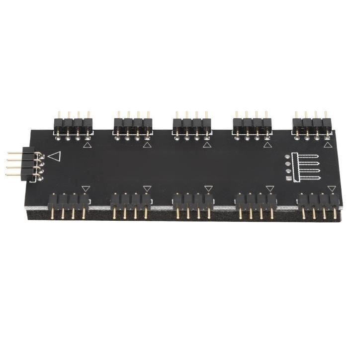 KabelDirekt 15cm c/âble en Y Molex 12V 2 broches vers 3 x 2 Pin ventilateur 30cm c/âble de rallonge de ventilateur PWM