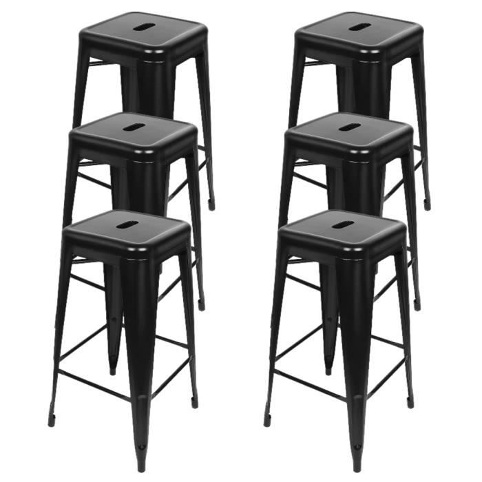 RUII 6 Tabouret en métal/Fer Design Industriel