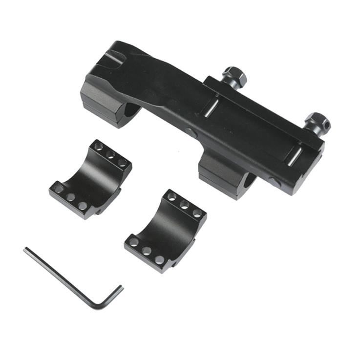 1 support de tactique avec anneaux QD tactiques pour de portée pour Rail Picatinny FORET - MECHE