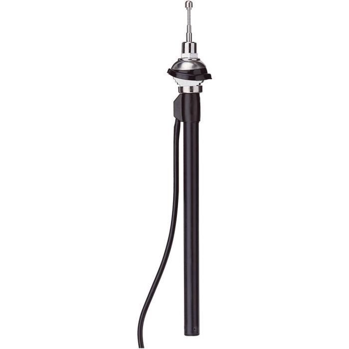 Antenne téléscopique RCS Systeme argent, noir