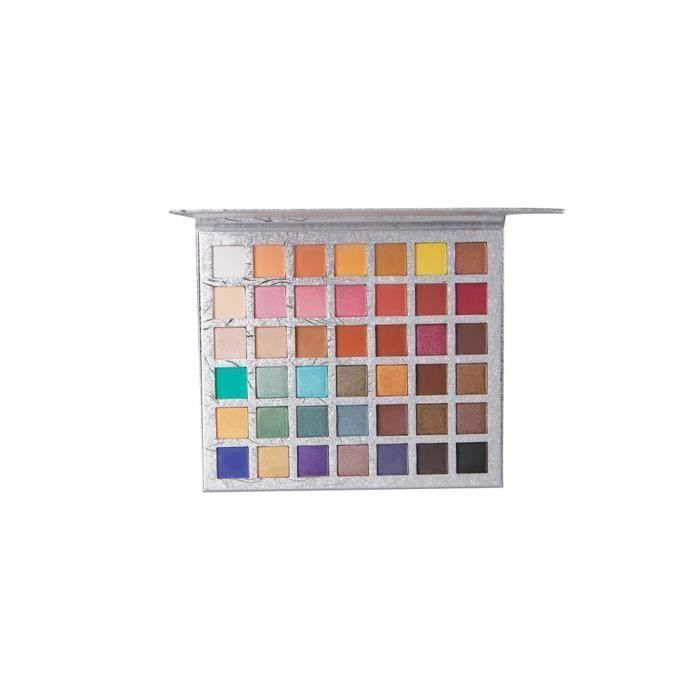 42 couleur professionnelle palette ombre à paupières plaque colorée palette de maquillage mat nacré paillette palette cosmétique