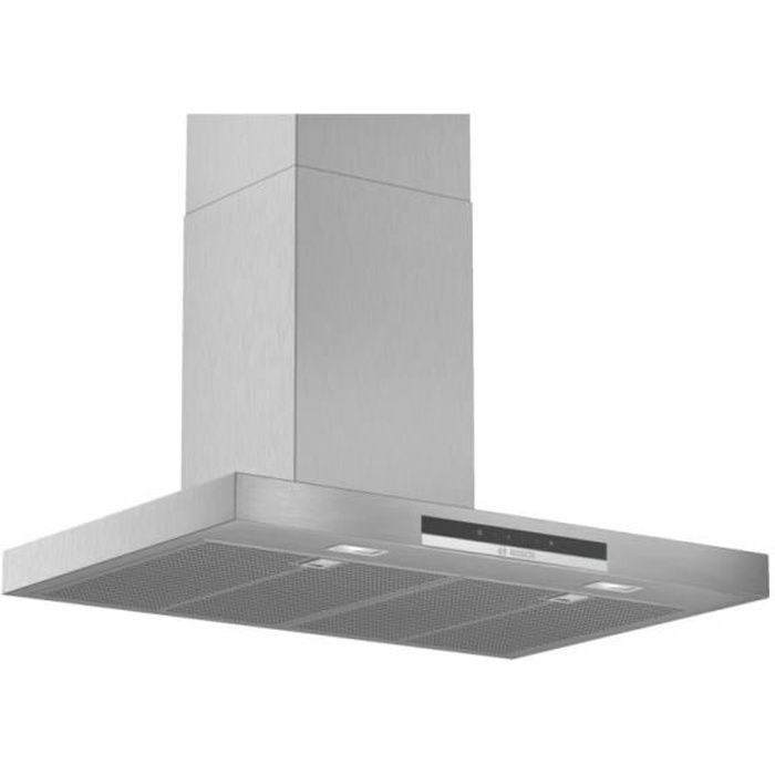 Bosch Serie 4 DWB77IM50, 710 m³-h, Conduit - Recirculation, 65 dB, 320 m³-h, Monté au mur, Acier inoxydable