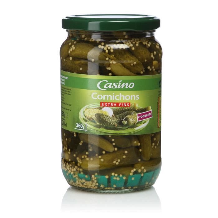 Cornichons extra-fins au Vinaigre croquants - 360 g