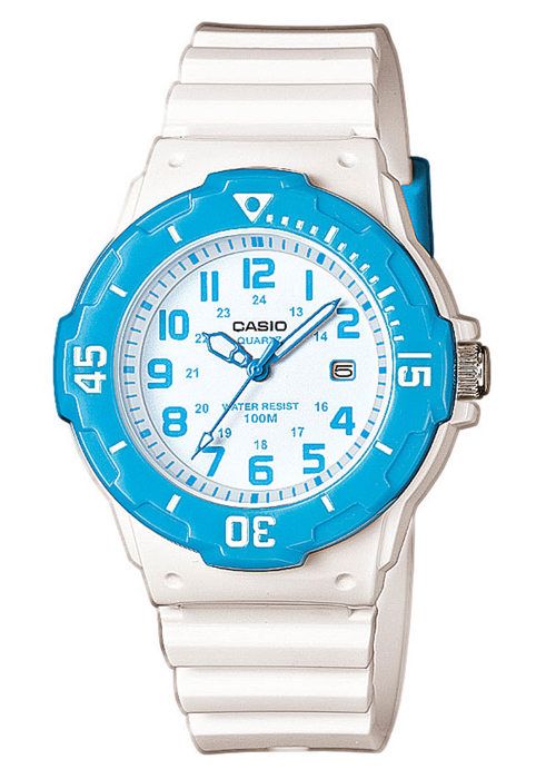 CASIO Basic Enfant Garçon Blanc et Bleu