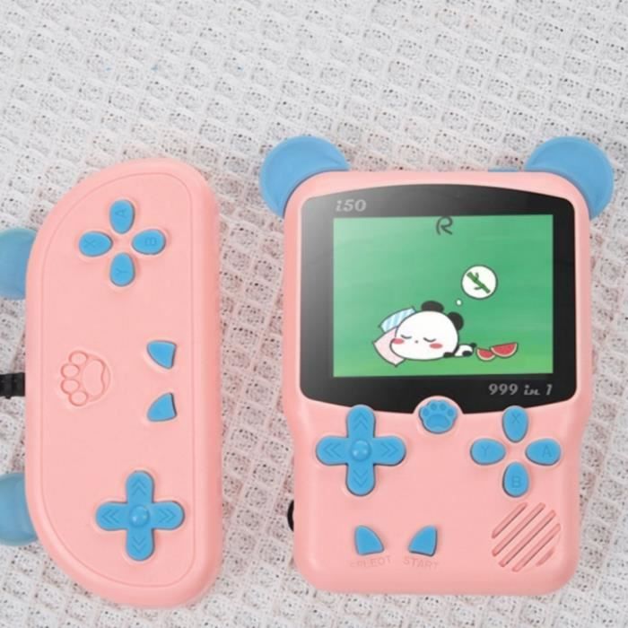Console de jeu enfant fille garçon retro portable rose mini 3 pouces petit jouet game - 800 jeux classiques - Meilleur Cadeau