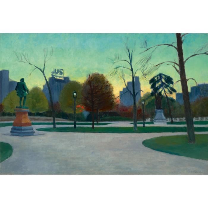 Poster Affiche Central Park Edward Hopper Peinture Realisme Amerique 42cm x 62cm