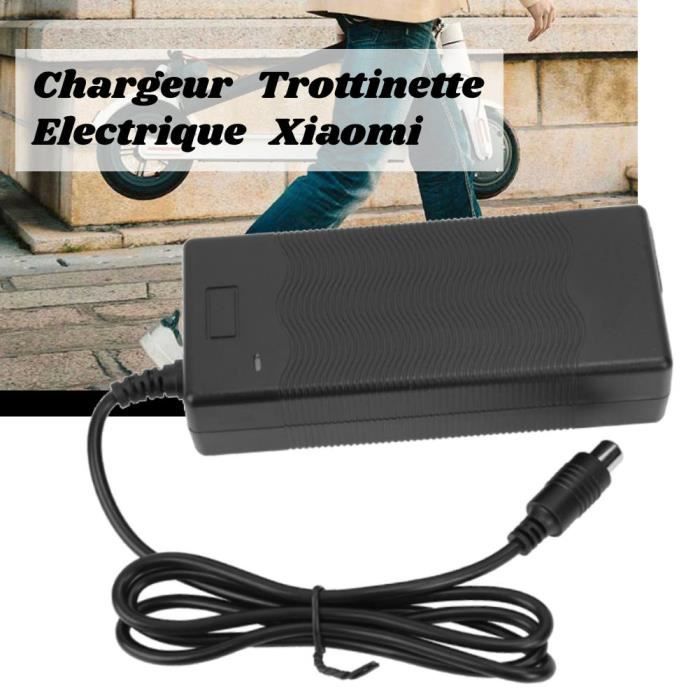 WEI Chargeur de batterie adaptateur 42V 2A pour Xiaomi 220V noir-3