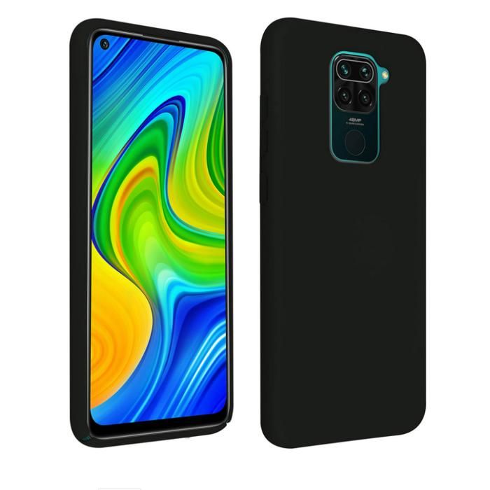Coque Silicone TPU Couleur Noir Pour Xiaomi Redmi Note 9S / Redmi Note 9 Pro Little Boutik Couleur :