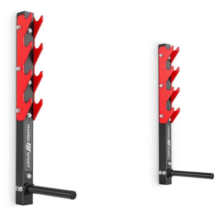 Marbo Sport Support mural pour barres et plaques de poids MH-S208