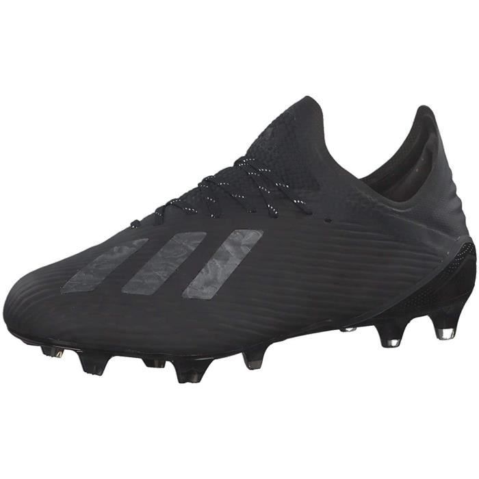 Adidas X 19.1 Ferme Ground, Chaussures De Football Homme, Cblack Silvmt, 40 Ue