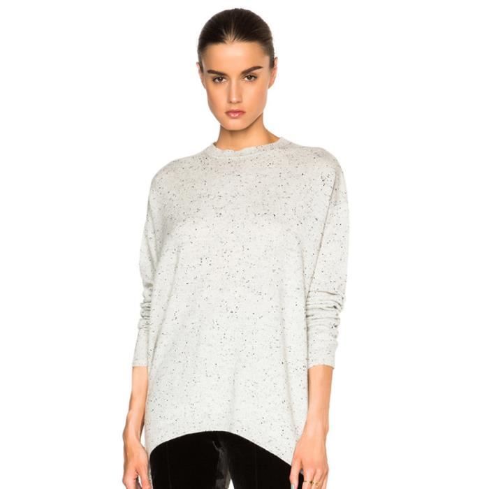 Modèle De Pull À La Pull Col Rond Pour Femmes Avec Dos Chandails