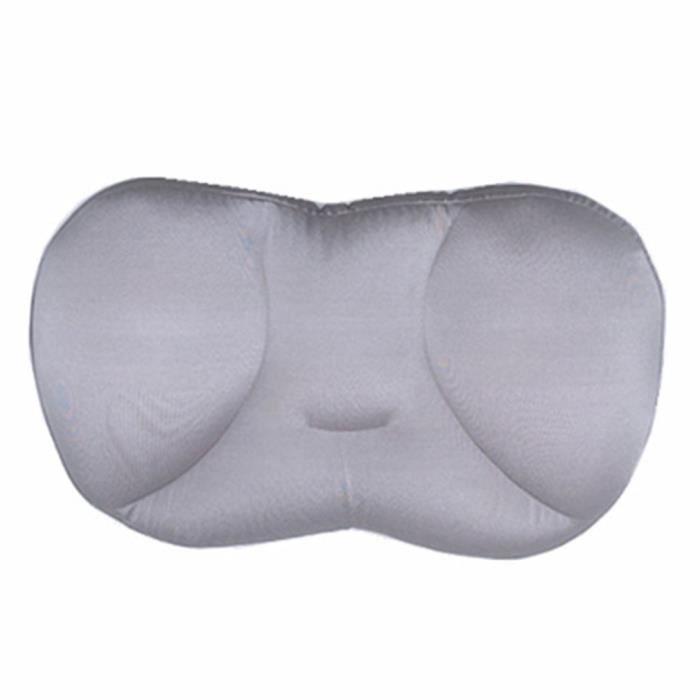 Oreiller cervical auxiliaire multifonctionnel en mousse viscoélastique Oreiller de sommeil polyvalent, gris