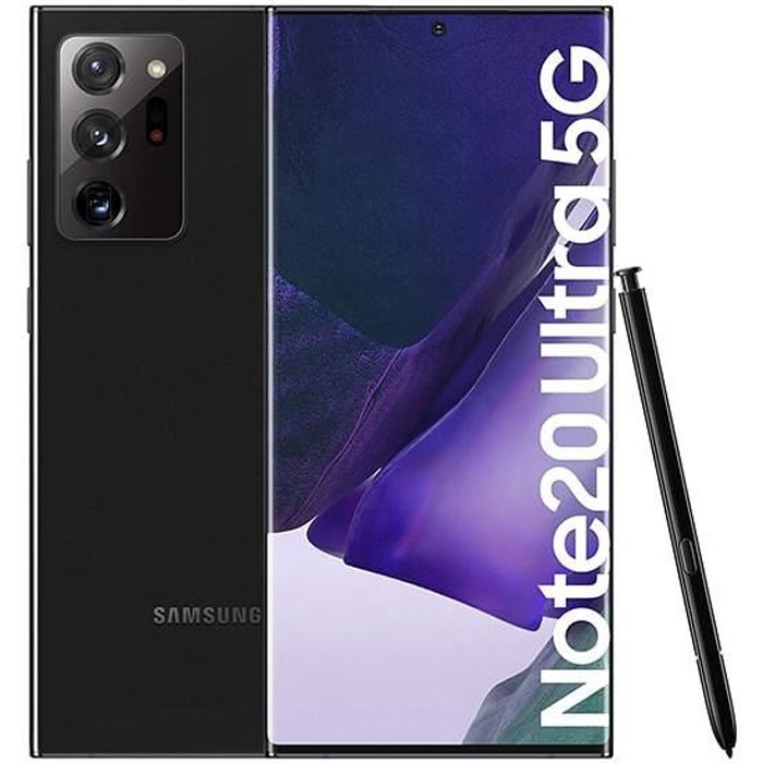 Samsung Galaxy Note20 Ultra 5G 12Go/256Go Noir (Mystic Black) Dual SIM N986B