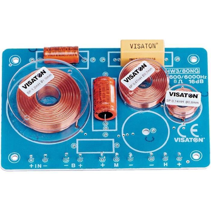 Filtre d'aiguillage Visaton HW 3/80 NG (3 voies)