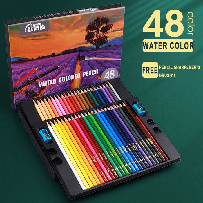 PATIKIL Crayons De Couleur, Crayons De Dessin Noir À Mines À Base D'huile Fournitures Pour Album D'art Pour Livres De Coloriage Pour Adultes Artistes Débutants Dessin Esquisse, 10 Pcs