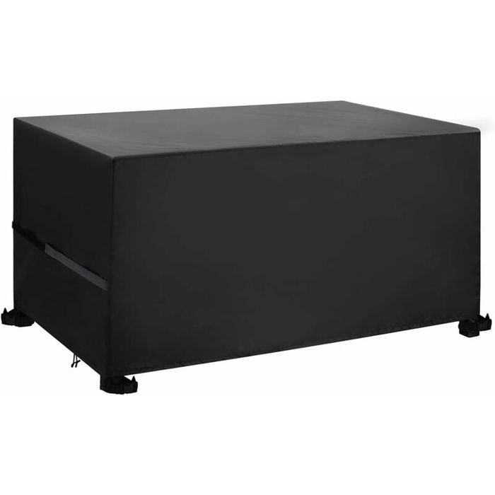 NXMYDBD Housse Salon De Jardin Extérieure Pour Table Chaise Canapé 190x70x75cm/LxWxH Rectangulaire Anti-UV Tissu Oxford 420D Imperméable Bache Avec Cordons De Serrage Et Boucles Réglables