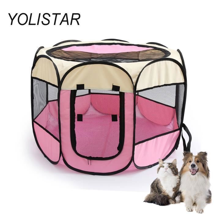 Comparer les prix de Style Parc Chien Parc à Chiot Enclos pour Chiens Chats Lapins Pliable Utiliser à lintérieur et à lextérieur Étiquette