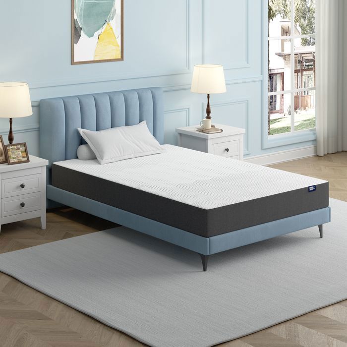 BedStory Matelas 90x190x18cm Mémoire de Forme Tissu Respirant mousse anti bruit Soutien FermeErgonomique 7 zones