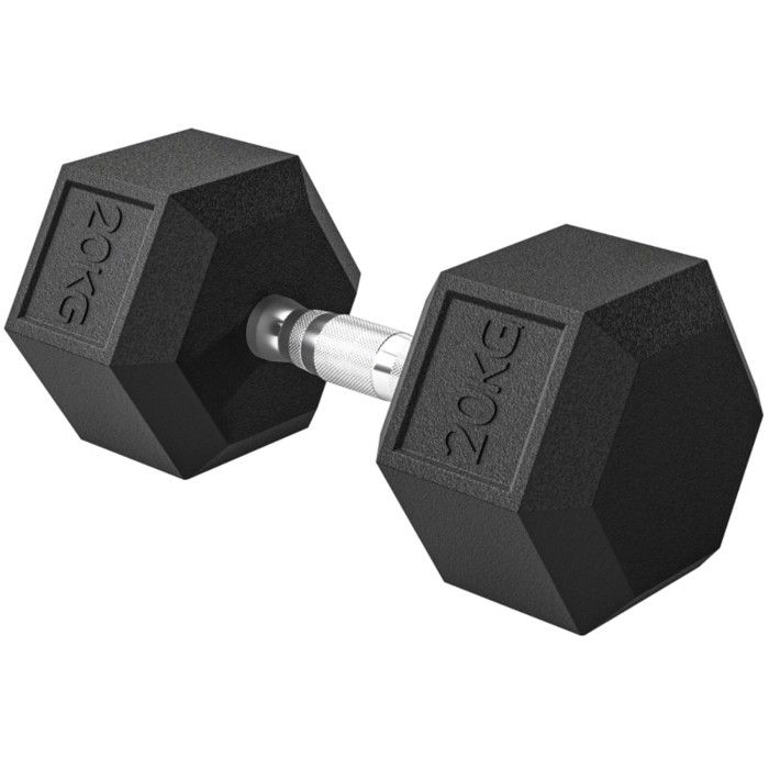 Paire D'haltères Hexagonaux Weider 15 Lb (environ 6,8 Kg) - Caoutchouc Et Chrome